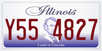 IL license plate Y554827