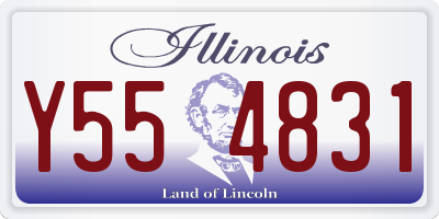 IL license plate Y554831