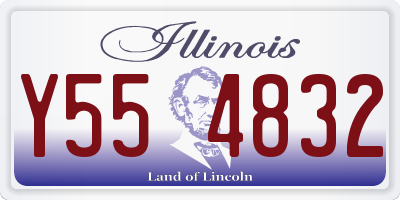 IL license plate Y554832
