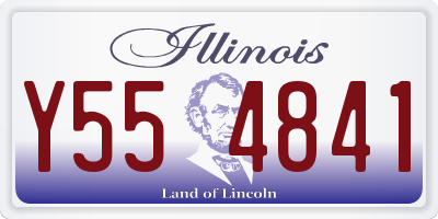 IL license plate Y554841