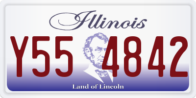 IL license plate Y554842