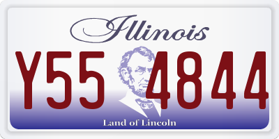 IL license plate Y554844