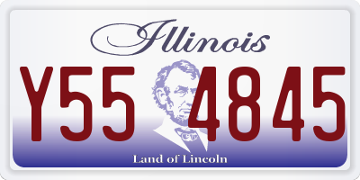 IL license plate Y554845