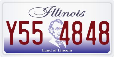 IL license plate Y554848