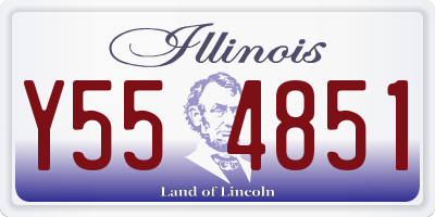 IL license plate Y554851