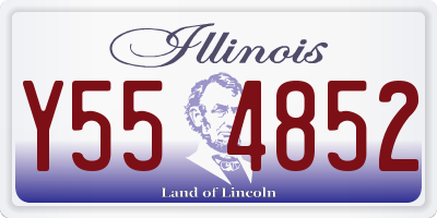 IL license plate Y554852