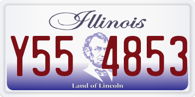 IL license plate Y554853