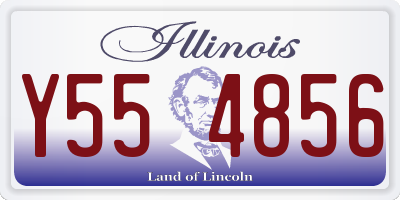 IL license plate Y554856