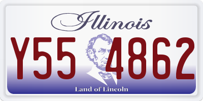 IL license plate Y554862