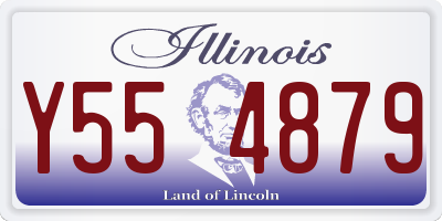 IL license plate Y554879