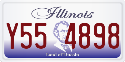 IL license plate Y554898