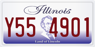 IL license plate Y554901