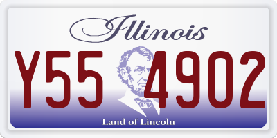 IL license plate Y554902