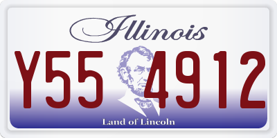 IL license plate Y554912