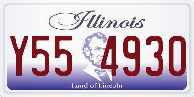 IL license plate Y554930