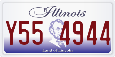 IL license plate Y554944