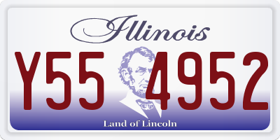IL license plate Y554952