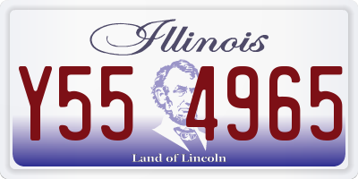 IL license plate Y554965