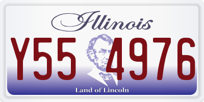IL license plate Y554976