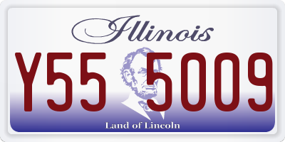 IL license plate Y555009