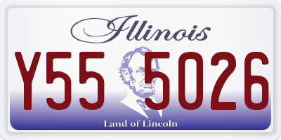 IL license plate Y555026
