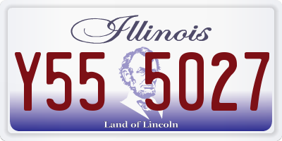 IL license plate Y555027