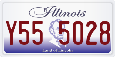 IL license plate Y555028