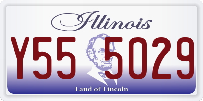 IL license plate Y555029