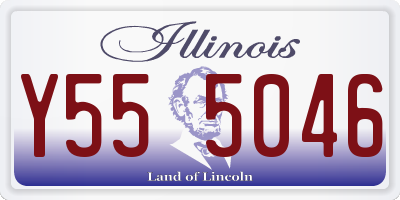 IL license plate Y555046
