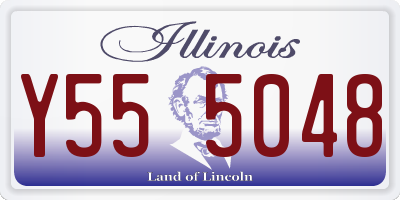 IL license plate Y555048