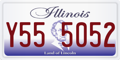 IL license plate Y555052