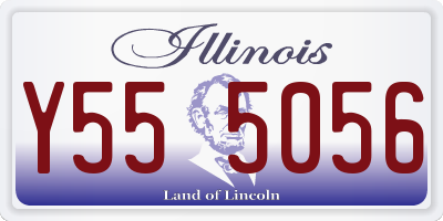 IL license plate Y555056