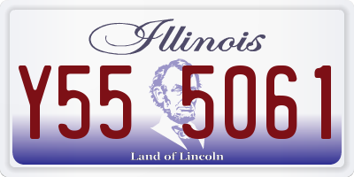 IL license plate Y555061