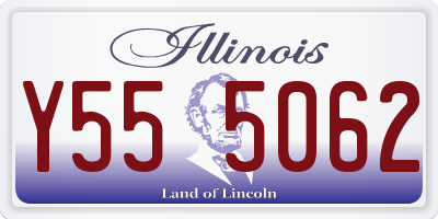 IL license plate Y555062