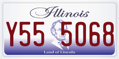 IL license plate Y555068