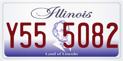 IL license plate Y555082
