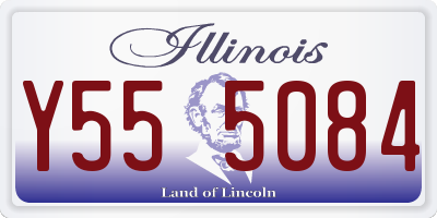 IL license plate Y555084