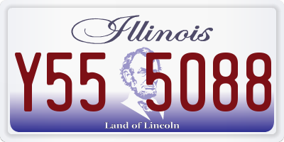 IL license plate Y555088