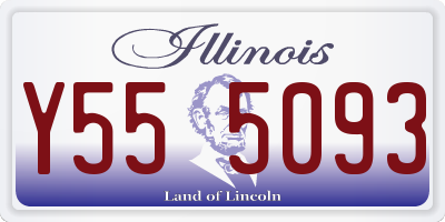 IL license plate Y555093