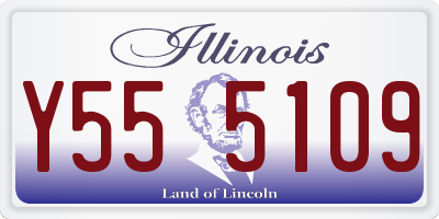 IL license plate Y555109