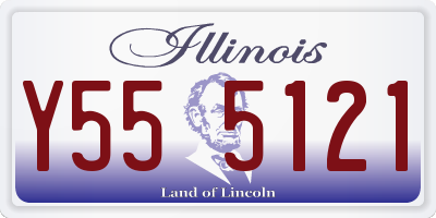IL license plate Y555121