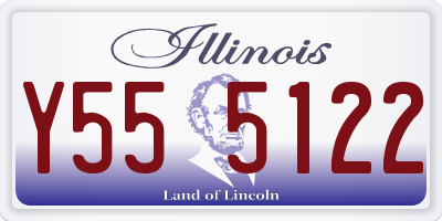 IL license plate Y555122