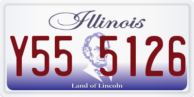 IL license plate Y555126
