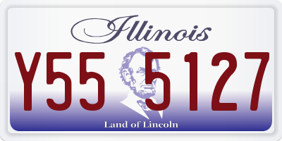 IL license plate Y555127