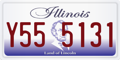 IL license plate Y555131