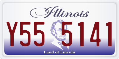 IL license plate Y555141