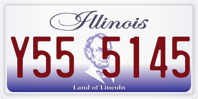 IL license plate Y555145