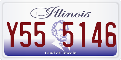 IL license plate Y555146