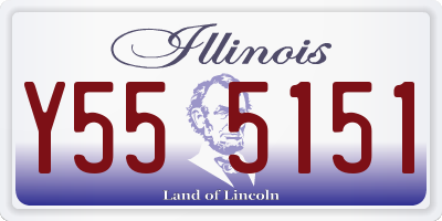 IL license plate Y555151