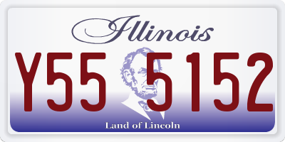 IL license plate Y555152